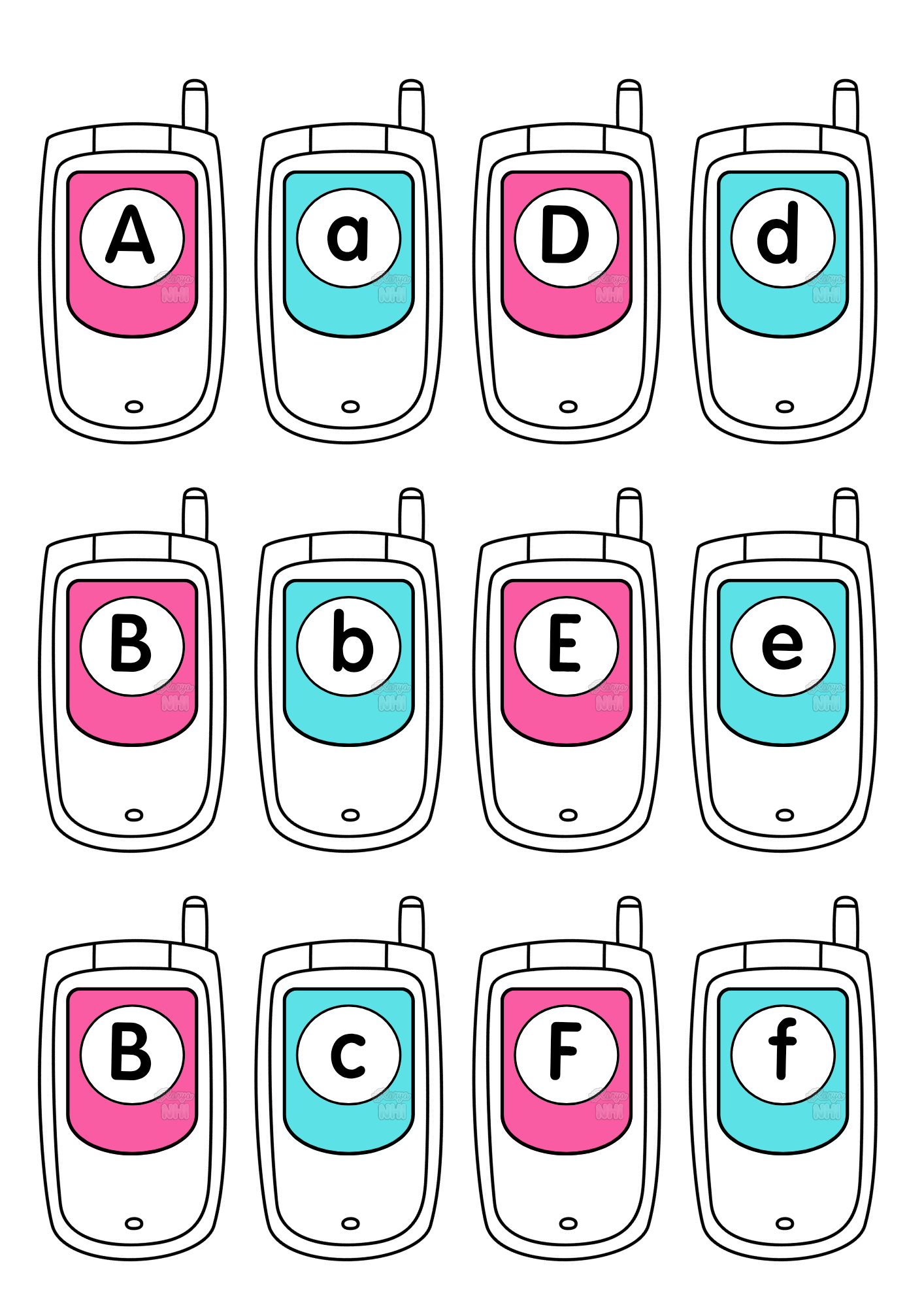 Telefon Huruf ABC KaryaNHI