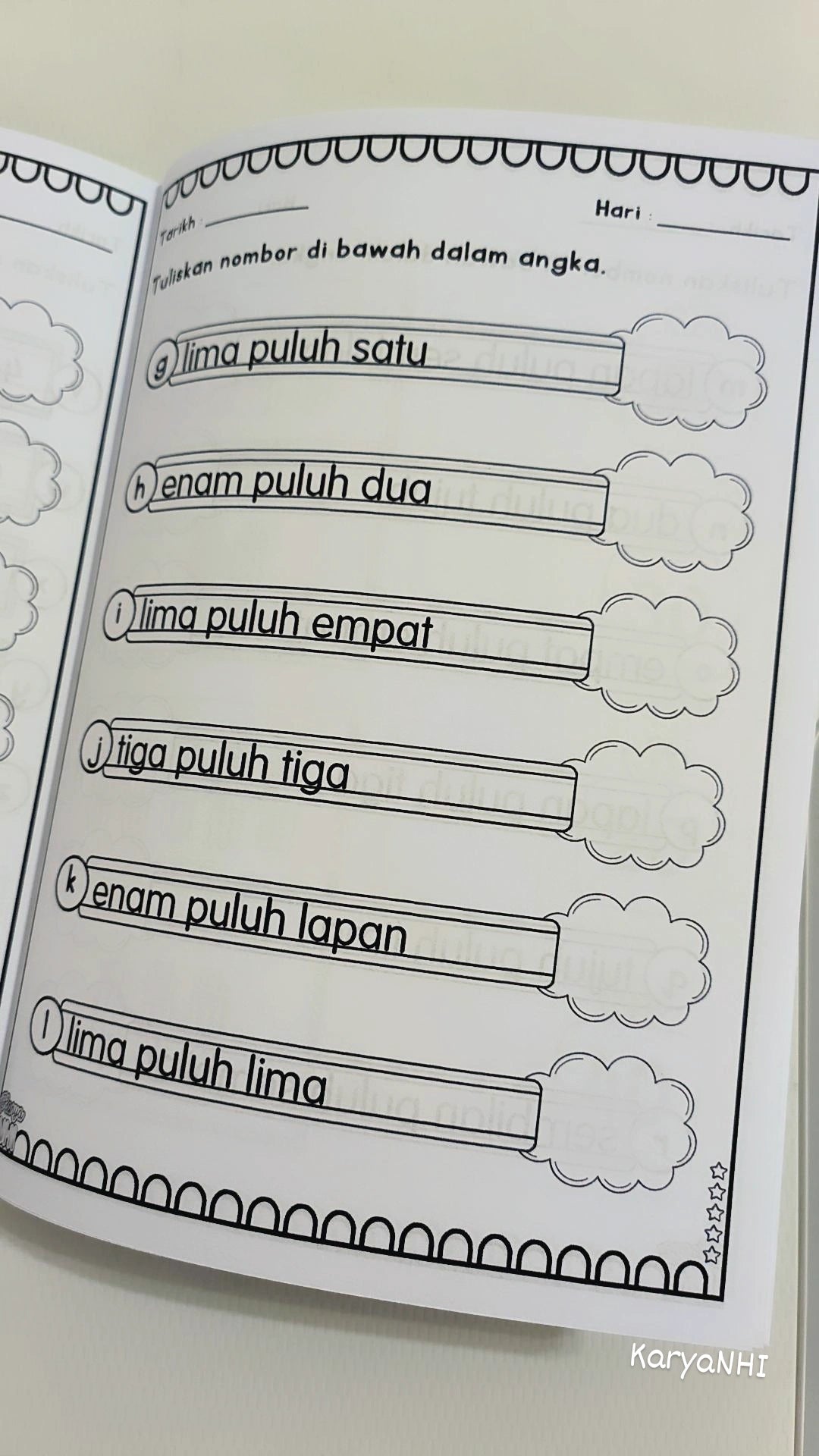 Nombor Bulat Hingga 1000 KaryaNHI
