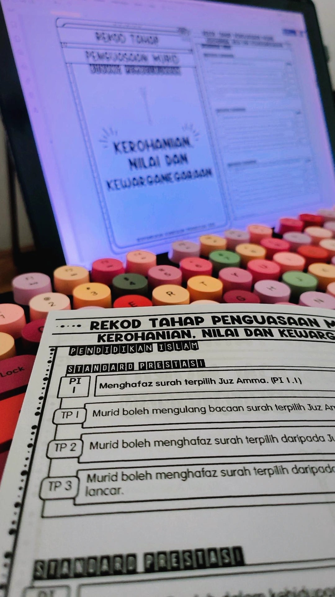 Rekod TPM Baru (Kurikulum Prasekolah 2026) KaryaNHI